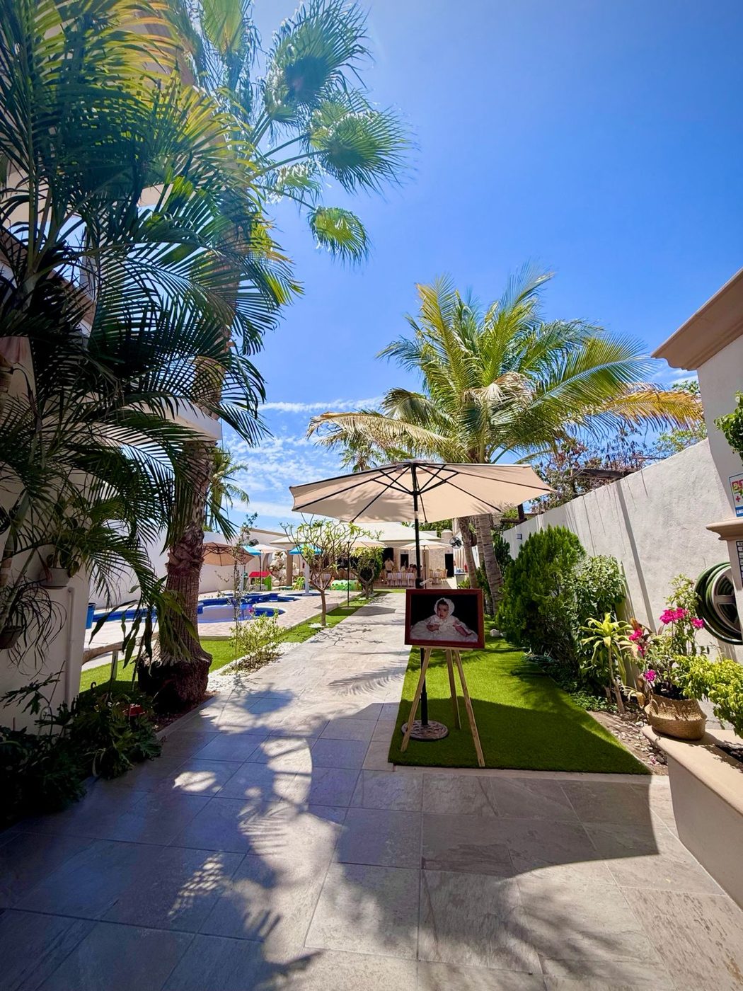 Jardín de bienvenida